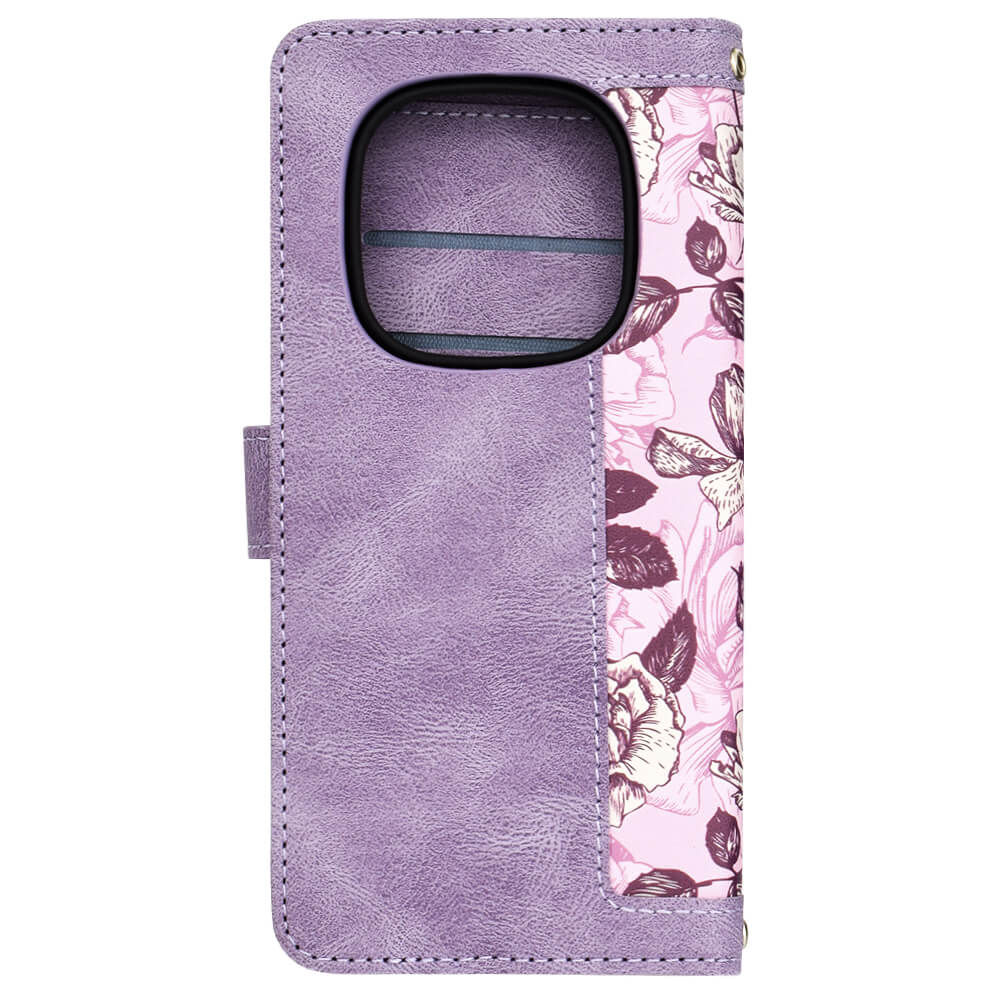 Techsuit Xiaomi Redmi Note 14 Pro 5G / Poco X7 - FlipCraft - Θήκη Πορτοφόλι από Δερματίνη - Mysterious Purple