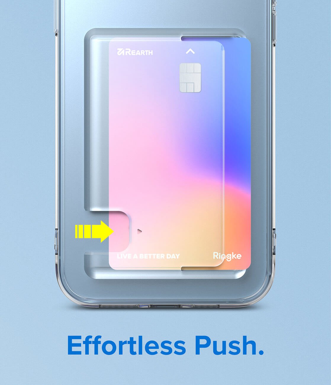 Ringke iPhone 13 Pro Max Fusion Card Σκληρή Θήκη με Πλαίσιο Σιλικόνης - Διάφανη