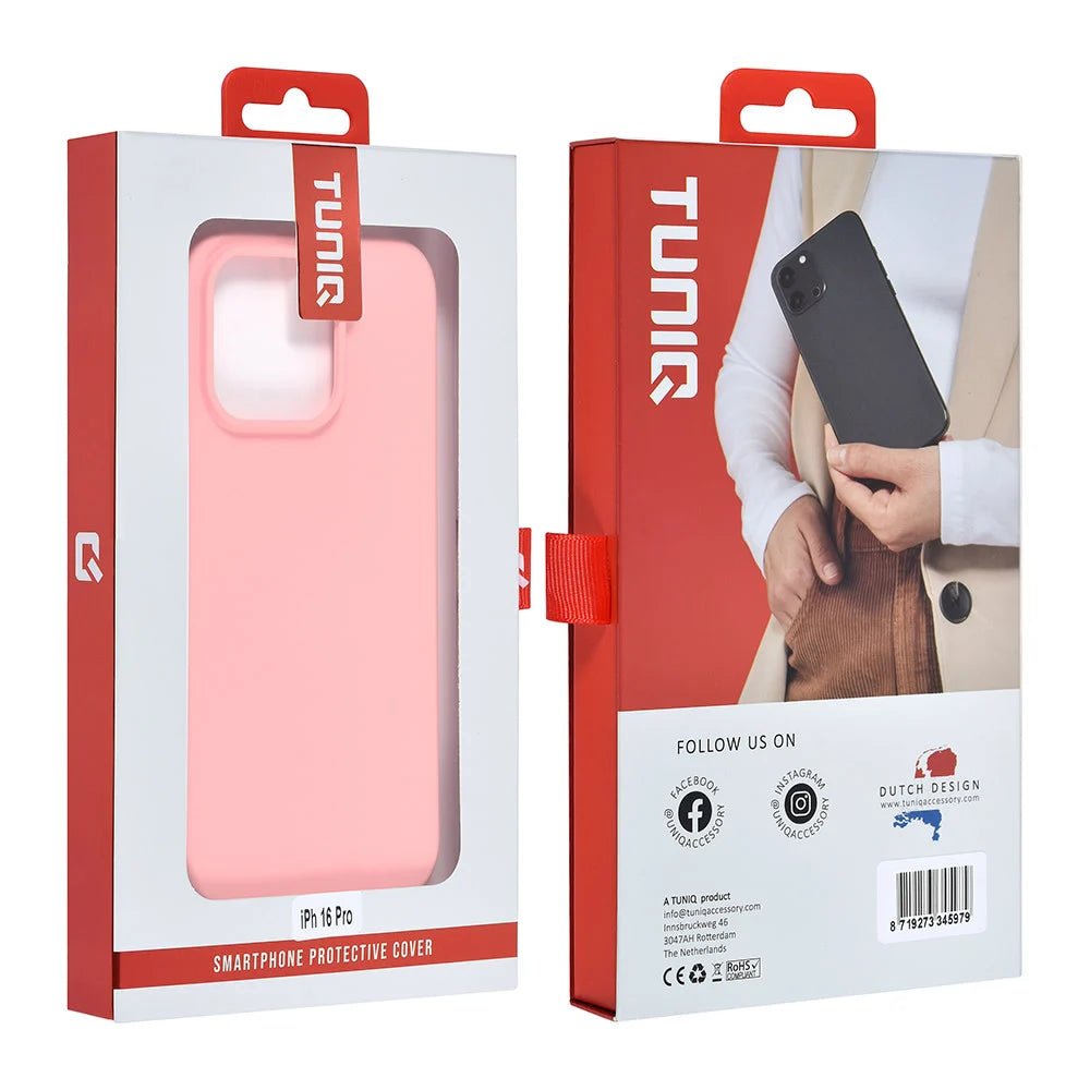 Tuniq iPhone 16 Pro Θήκη Σιλικόνης - Pink
