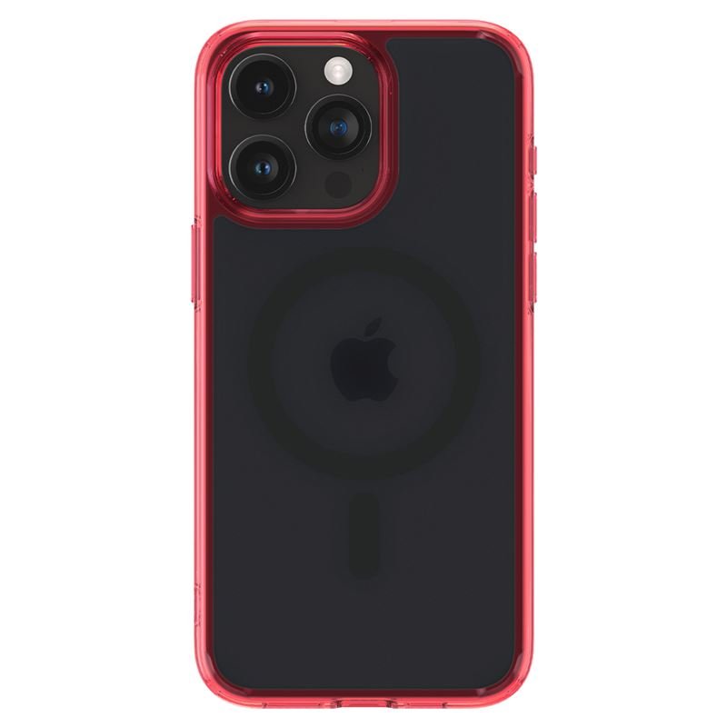 Spigen iPhone 15 Pro Max Ultra Hybrid Mag Σκληρή Θήκη με Πλαίσιο Σιλικόνης Και MagSafe - Frost Deep Red