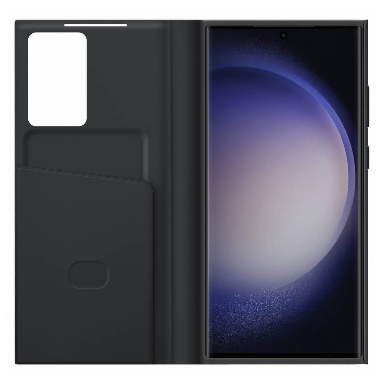 Samsung Smart View Cover Samsung Galaxy S23 Ultra Θήκη Πορτοφόλι - Black - EF - ZS918CBEGWW