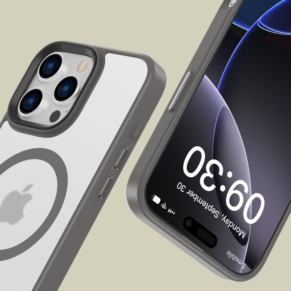 Tech - Protect iPhone 16 Pro Max MagMat Σκληρή Θήκη με Πλαίσιο Σιλικόνης και MagSafe - Matte Titanium