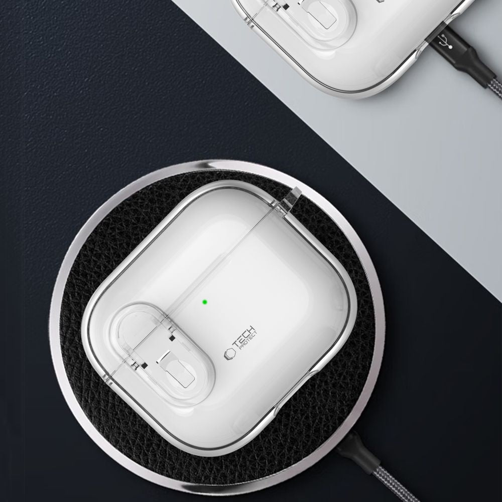Tech - Protect AirPods 4 Θήκη από Σκληρό Πλαστικό - Slim Hook - Διάφανη