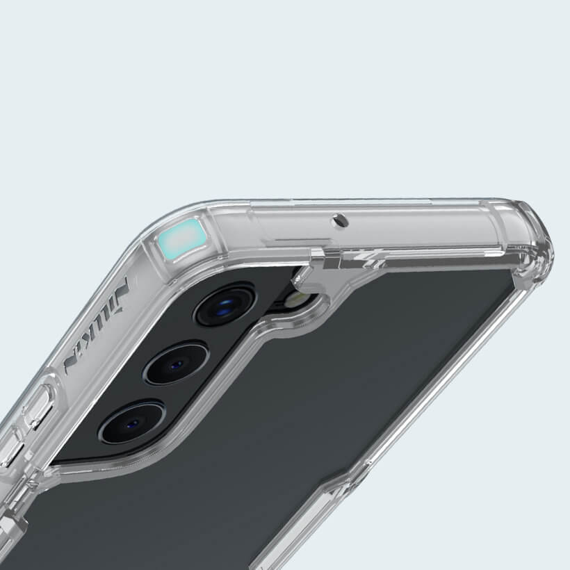 Nillkin Samsung Galaxy S22 Nature Pro - Σκληρή Θήκη με Πλαίσιο Σιλικόνης - Διάφανη