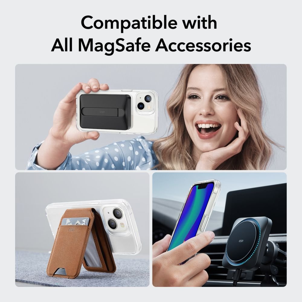 ESR iPhone 14 Classic Hybrid Halolock Σκληρή Θήκη με Πλαίσιο Σιλικόνης και MagSafe - Διάφανη
