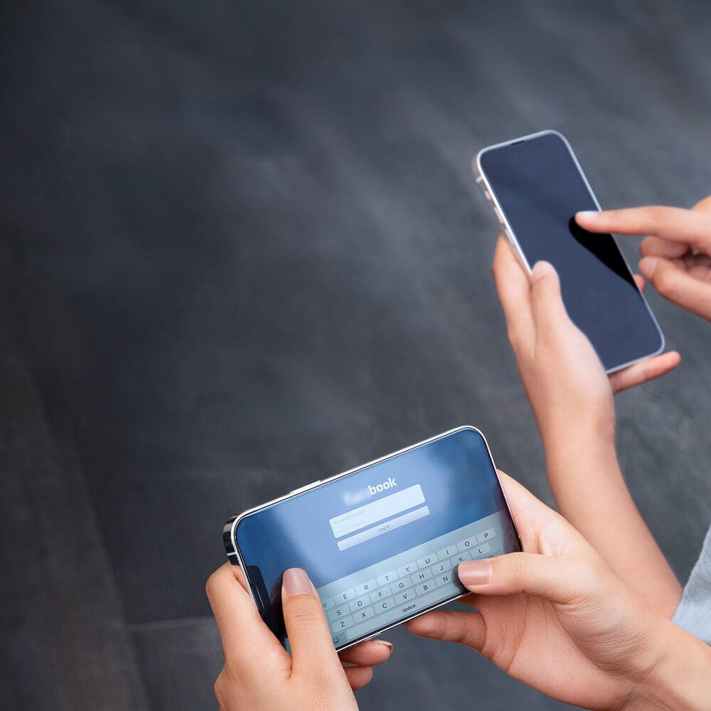 Baseus iPhone 13 Pro Max 0.23mm Anti - Spy Full Screen Tempered Glasses Αντιχαρακτικό Γυαλί Οθόνης - 2 Τεμάχια - Black - SGQP020501