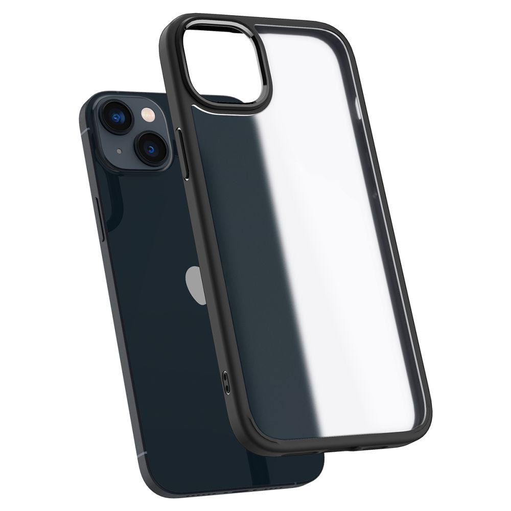 Spigen iPhone 14 Plus / iPhone 15 Plus Ultra Hybrid Σκληρή Θήκη με Πλαίσιο Σιλικόνης - Frost Black