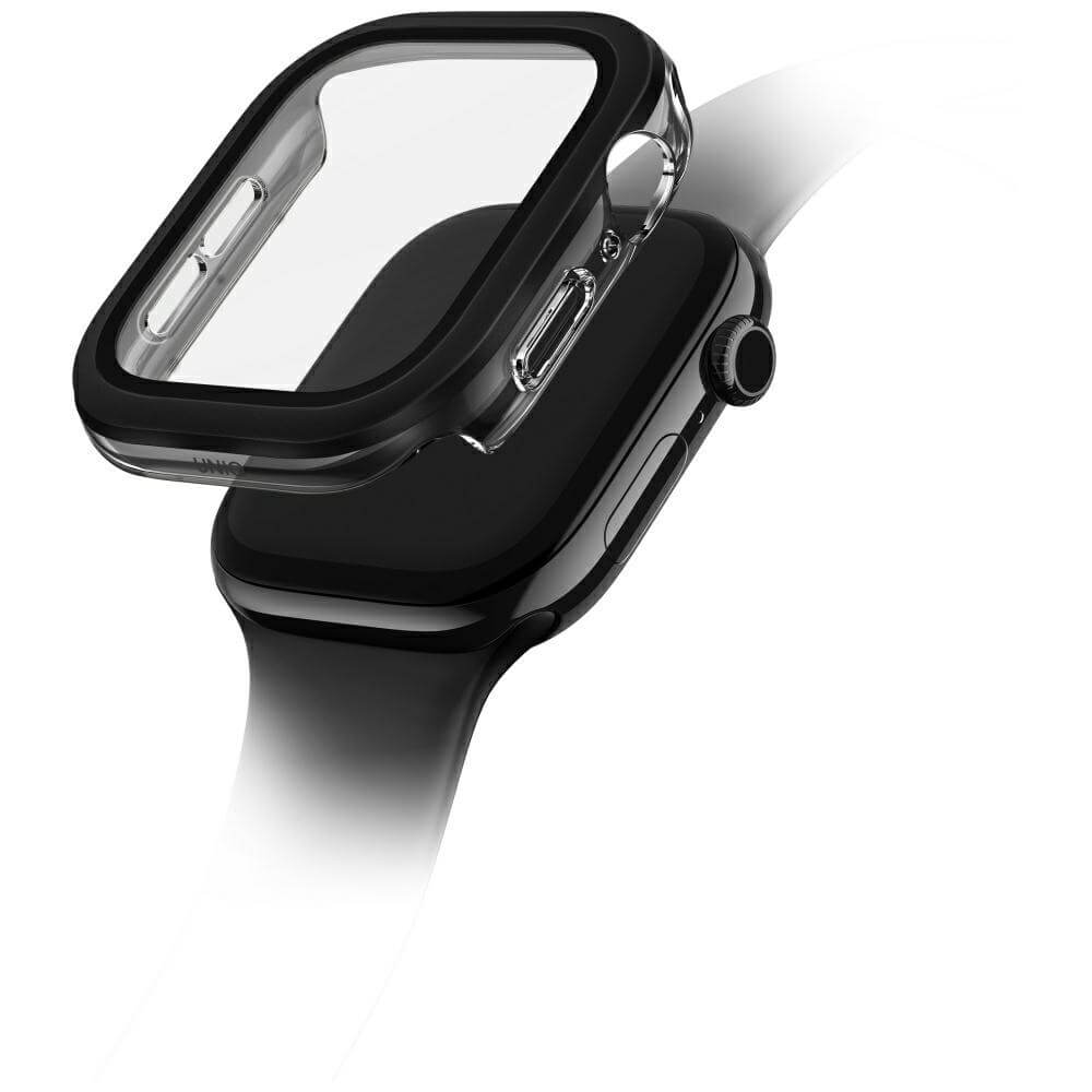 Uniq Θήκη Apple Watch 10/11 - 42mm Voute με Προστασία Οθόνης - Black
