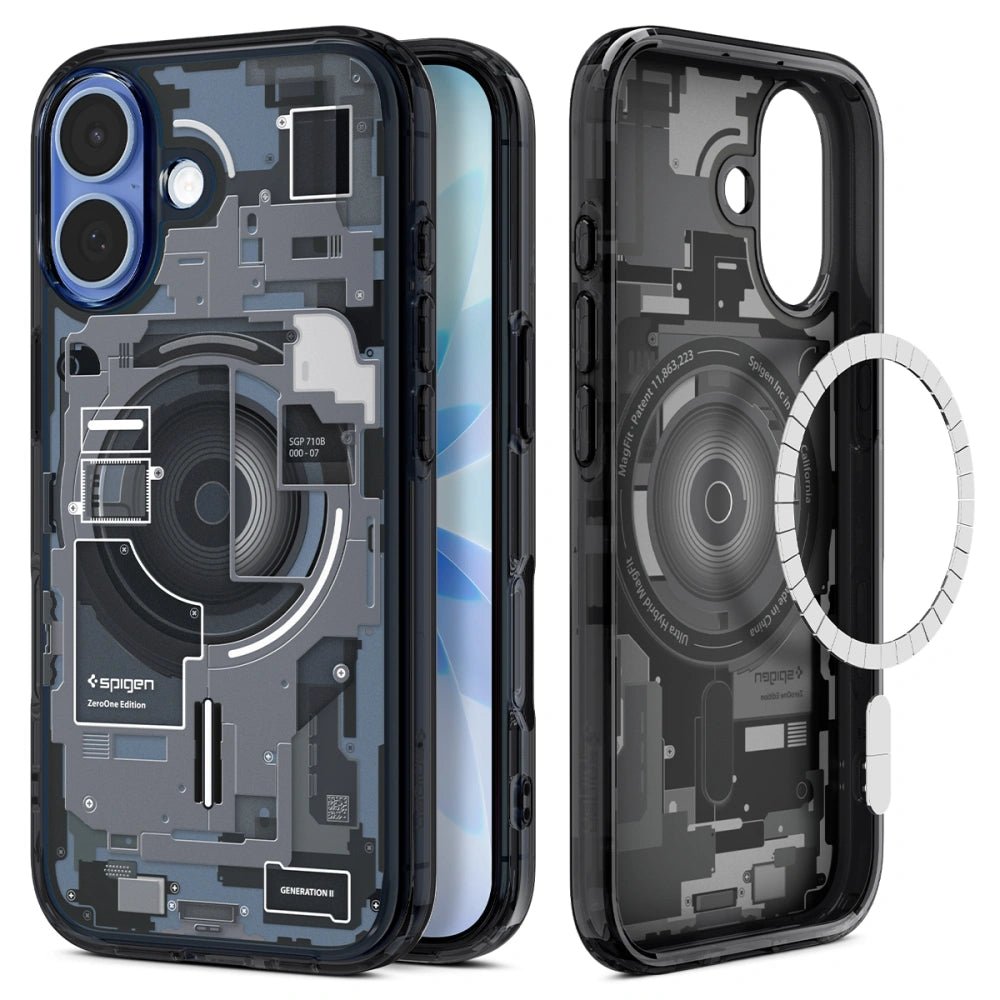 Spigen iPhone 17 - Ultra Hybrid Mag - Σκληρή Θήκη με Πλαίσιο Σιλικόνης Και MagSafe - Zero One Black