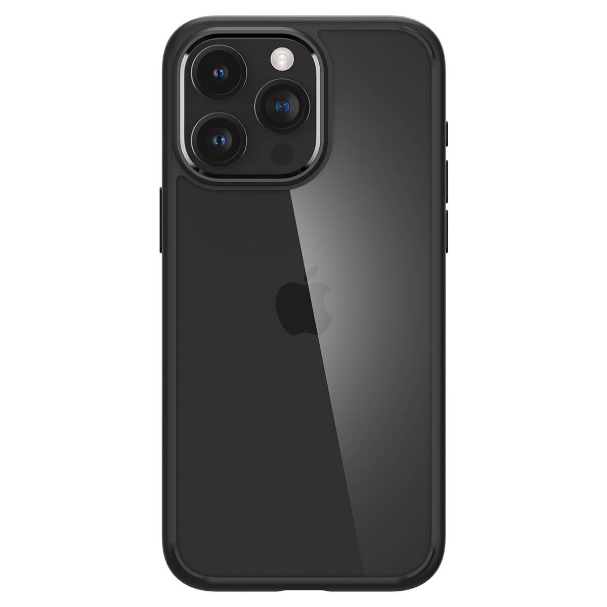 Spigen iPhone 15 Pro Crystal Hybrid Σκληρή Θήκη με Πλαίσιο Σιλικόνης - Matte Black