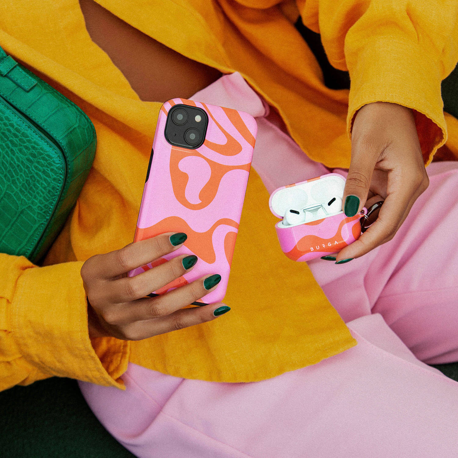 Burga iPhone 13 Pro Max Fashion Tough Σκληρή Θήκη - Ride the Wave