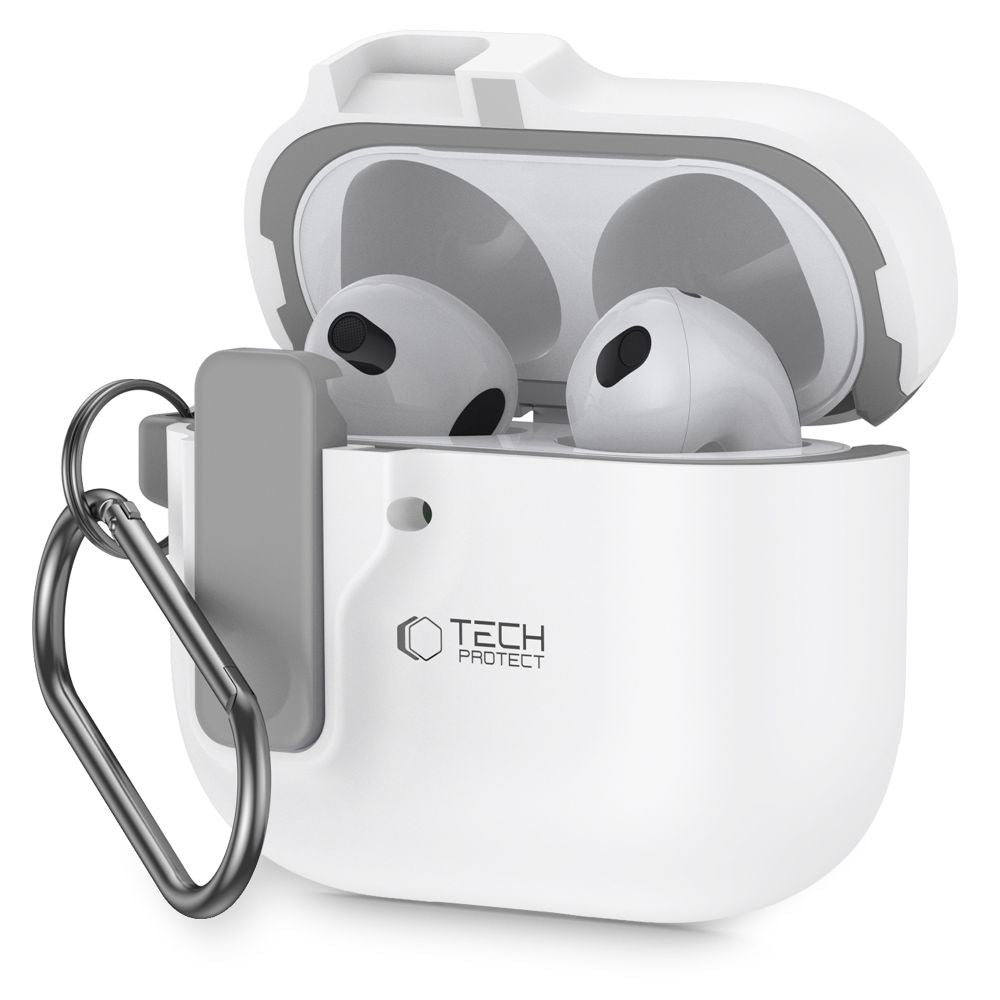Tech - Protect AirPods 4 Θήκη από Σκληρό Πλαστικό - Slim Hook - White