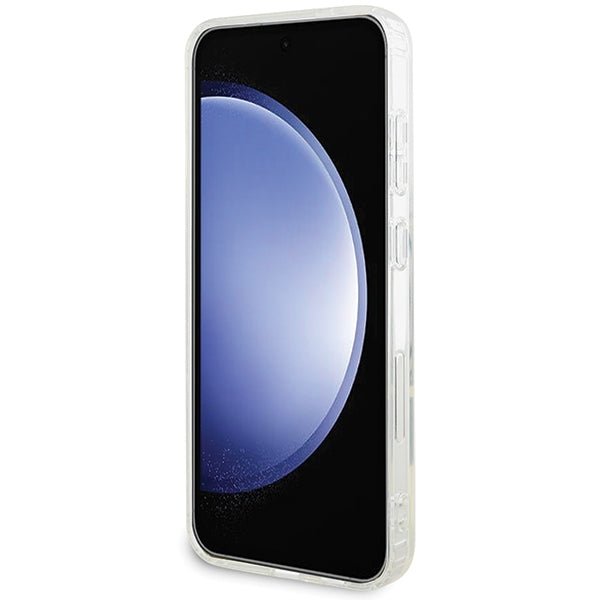 Karl Lagerfeld Samsung Galaxy S24 - IML Karl and Choupette MagSafe Σκληρή Θήκη με Πλαίσιο Σιλικόνης και MagSafe - Διάφανη - KLHMS24SHGKCNOT