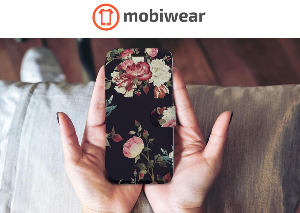 Mobiwear iPhone 13 Pro Max Θήκη Βιβλίο Slim Flip - Design Bouquet of Roses - VD11P
