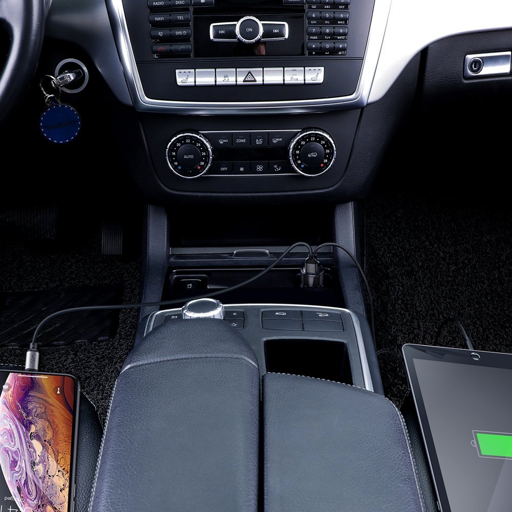 Baseus Magic Series PPS 45W 6A Φορτιστής Αυτοκινήτου Γρήγορης Φόρτισης με 2 Θύρες USB - Black - CCMLC20A - 01