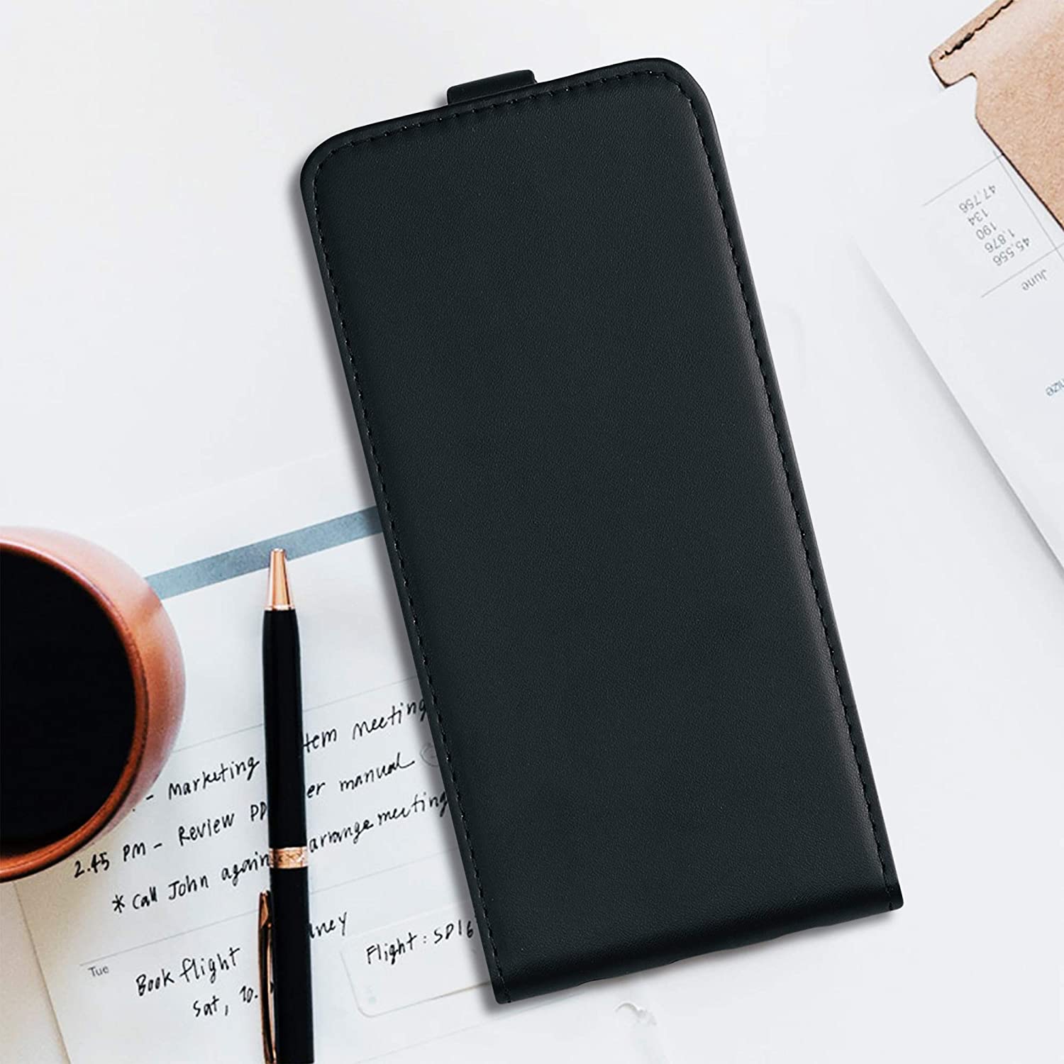 KW Samsung Galaxy A52 / A52 5G / A52s 5G Θήκη Δερματίνη Flip - Black - 54350.01