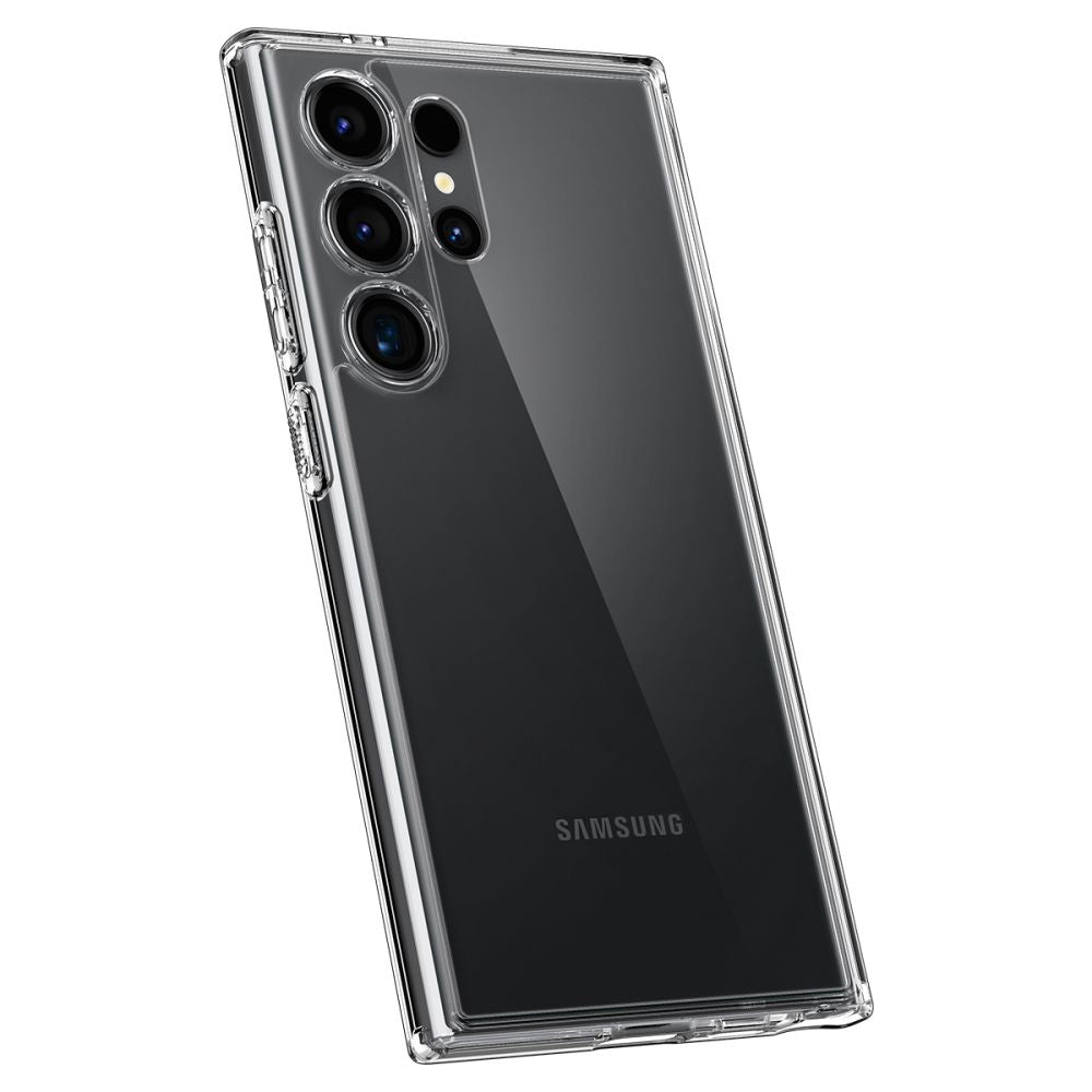 Spigen Samsung Galaxy S24 Ultra - Ultra Hybrid Σκληρή Θήκη με Πλαίσιο Σιλικόνης - Crystal Clear