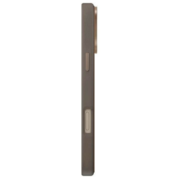 Uniq iPhone 16 Pro - Lyden DS - Σκληρή Θήκη με Επένδυση Συνθετικού Δέρματος και MagSafe - Flint Grey