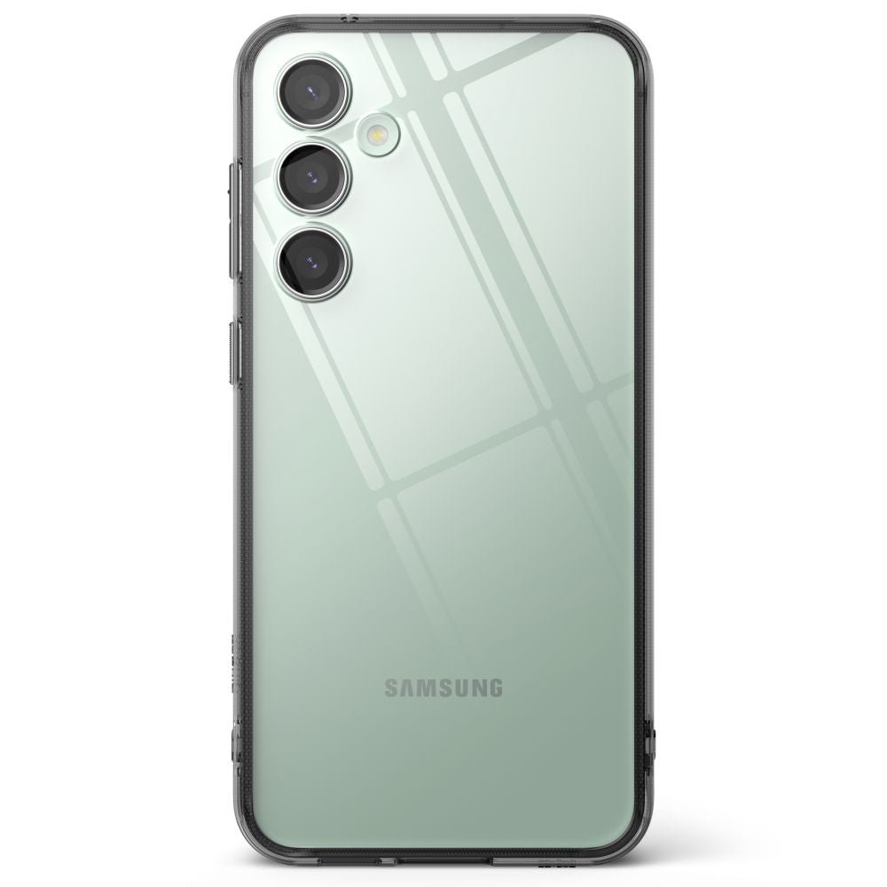 Ringke Samsung Galaxy S23 FE Fusion Σκληρή Θήκη με Πλαίσιο Σιλικόνης - Smoke Black / Διάφανη