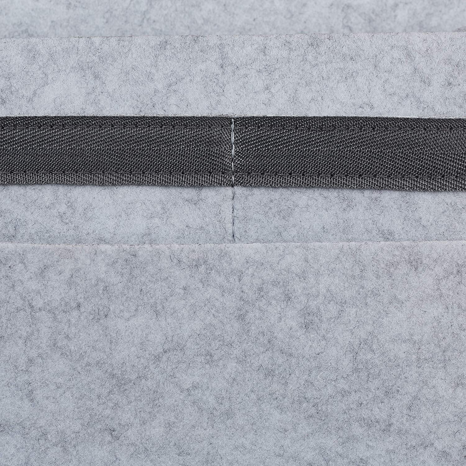 Relaxdays Bed Pocket Τσέπη Organiser Κρεβατιού με Πιάστρα Velcro - Light Grey - 4052025898328