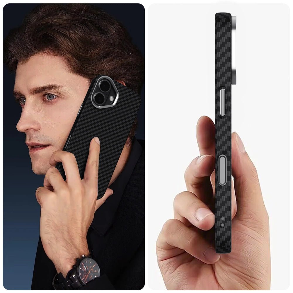 Tech - Protect iPhone 17 - Ion Carbon MagSafe - Σκληρή Θήκη με MagSafe - Black / Silver