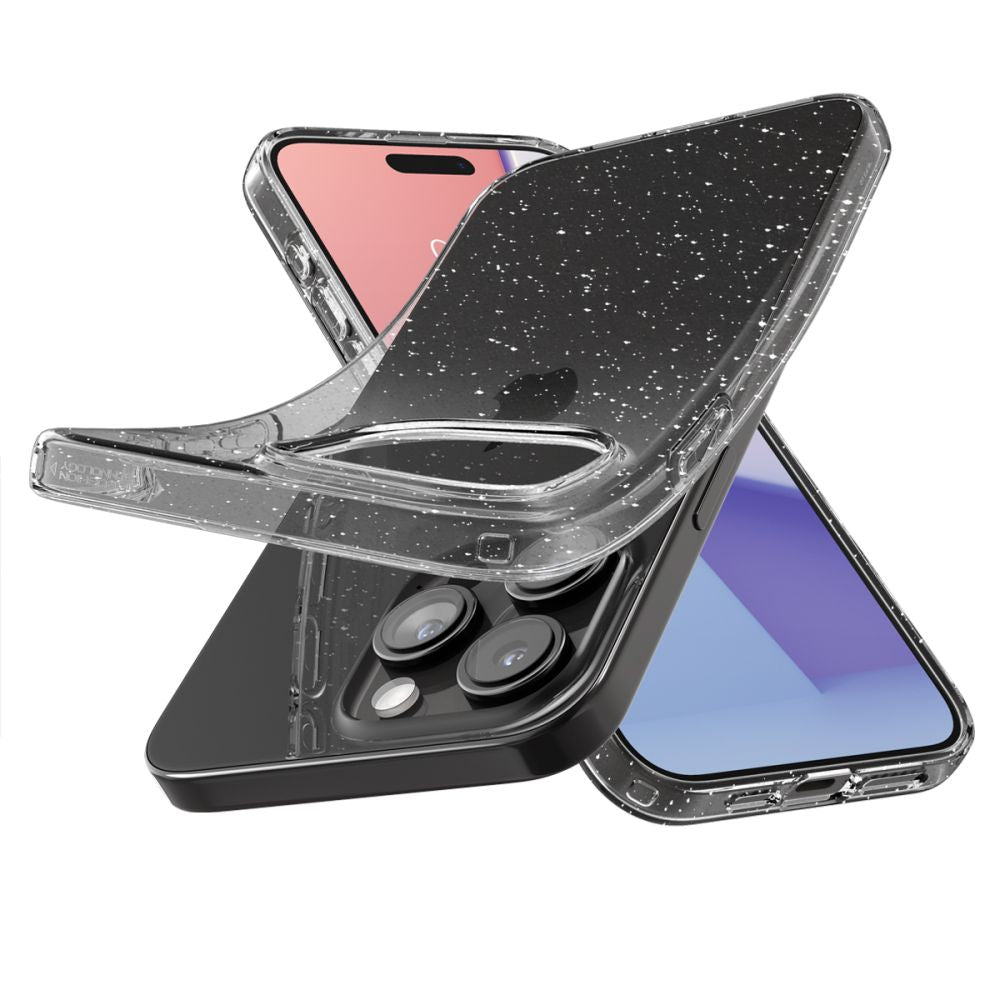 Spigen iPhone 15 Pro Liquid Crystal Θήκη Σιλικόνης - Glitter Crystal