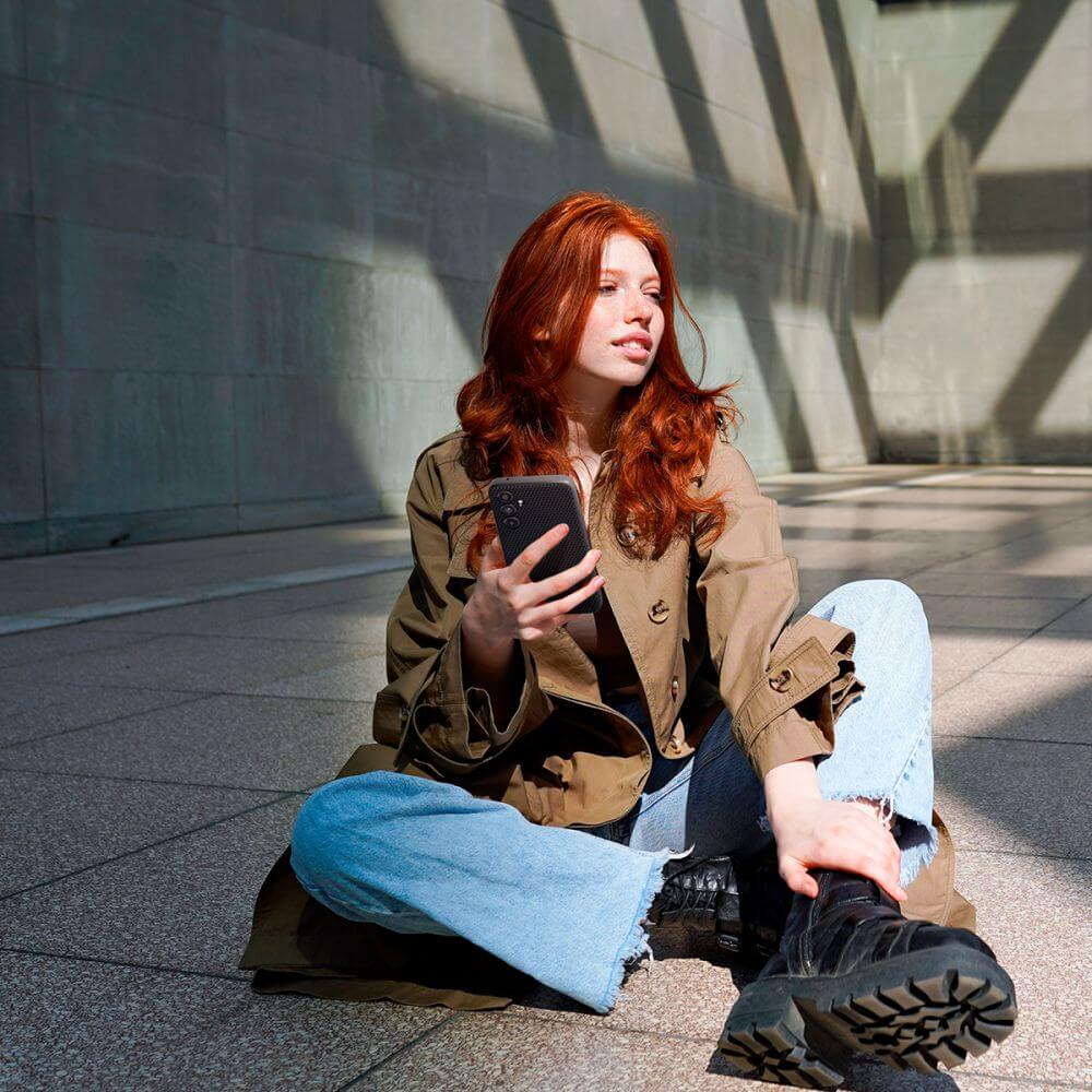 Spigen Samsung Galaxy A54 5G Liquid Air Θήκη Σιλικόνης - Matte Black