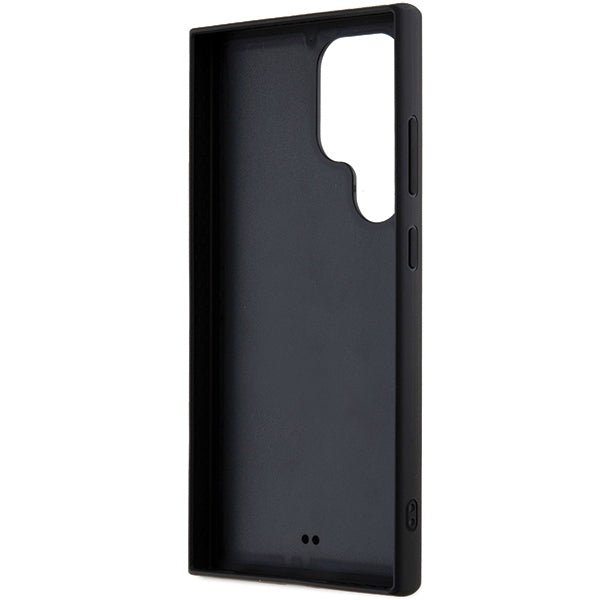 Karl Lagerfeld Samsung Galaxy S24 Ultra - Rhinestone Metal Logo - Σκληρή Θήκη με Πλαίσιο Σιλικόνης - Silver - KLHCS24LHDSPRS
