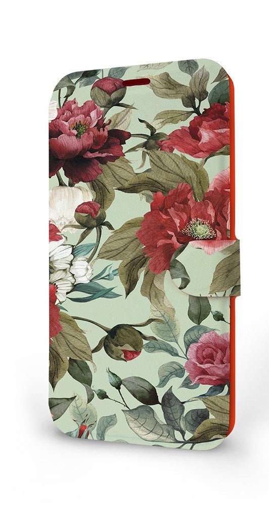 Mobiwear iPhone 12 Pro Max Θήκη Βιβλίο Slim Flip - Design Flowers - MD06P