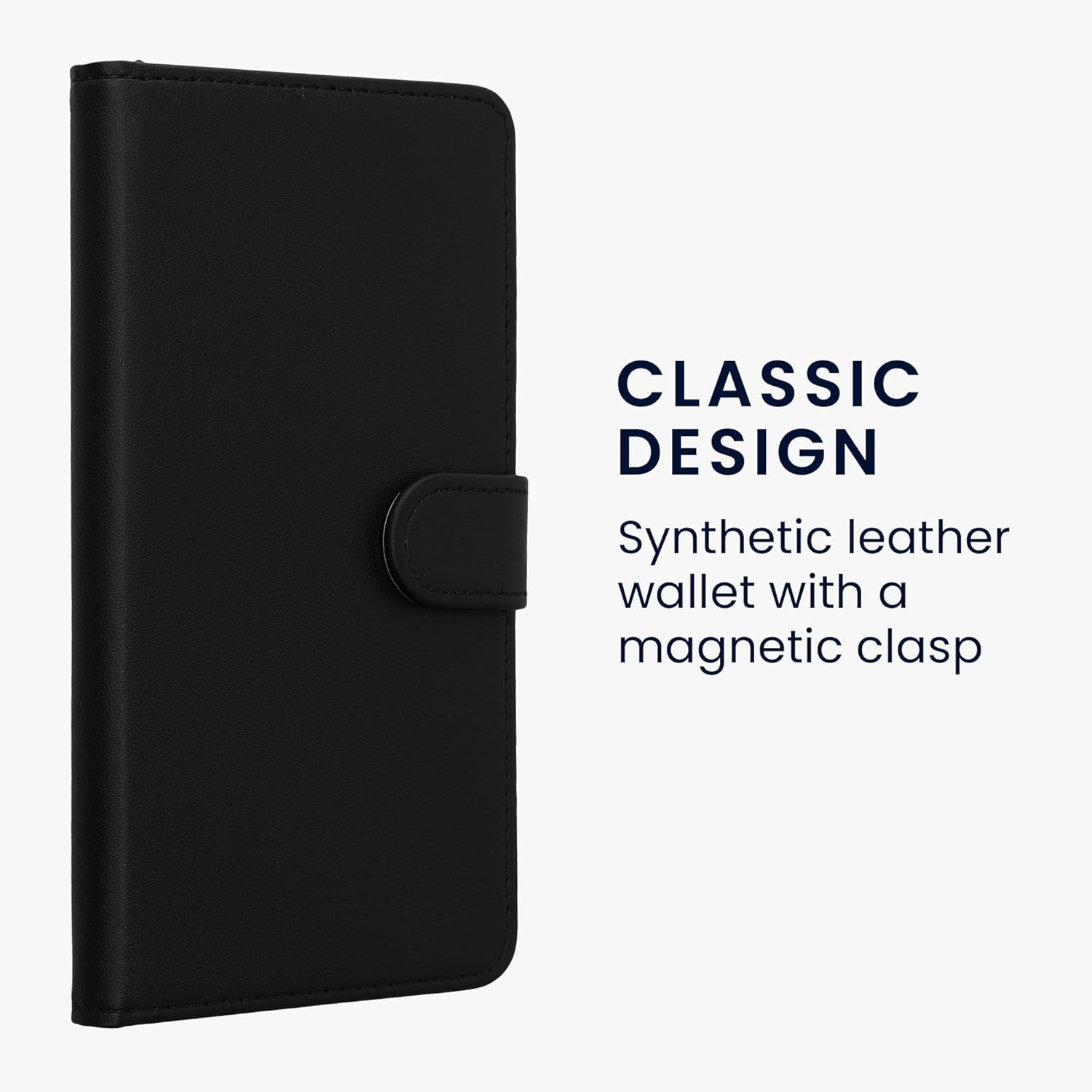 KW Samsung Galaxy A55 5G Θήκη Πορτοφόλι Stand - Black