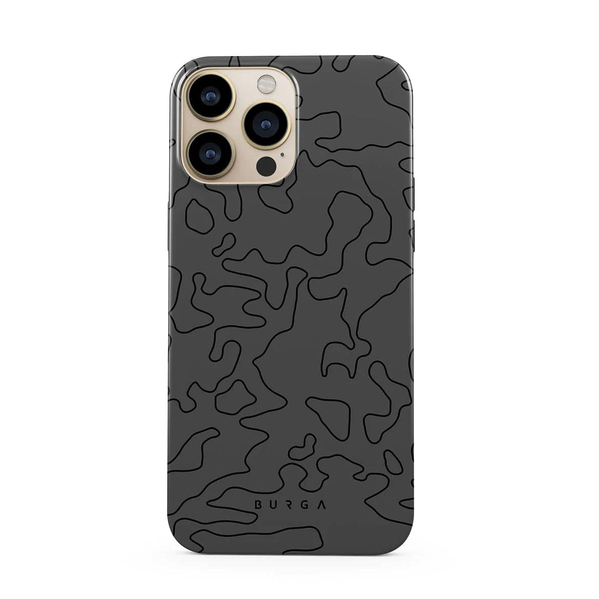 Burga iPhone 13 Pro Fashion Tough Σκληρή Θήκη - Black Rock