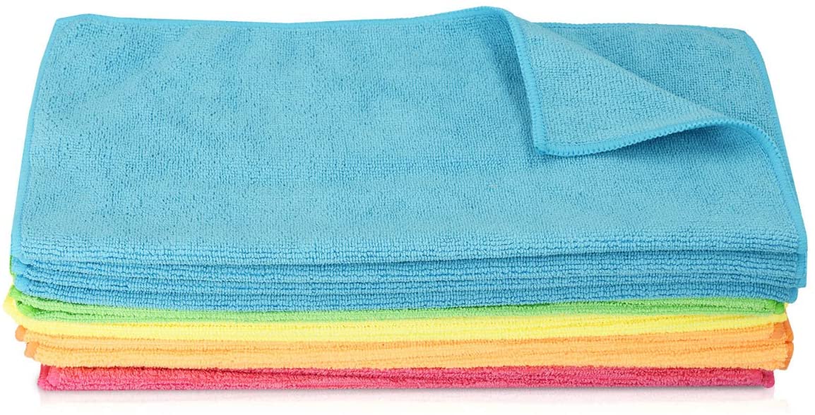 Navaris 20x Microfiber Cleaning Cloth Pack - Σετ 20 Πετσέτες - Multicolor - 46322.02