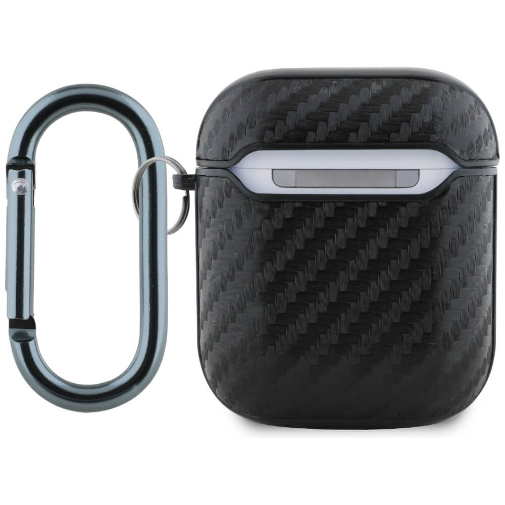 Red Bull AirPods 1 / 2 Θήκη από Σκληρό Πλαστικ΄΄ο - Carbon Logo - Black