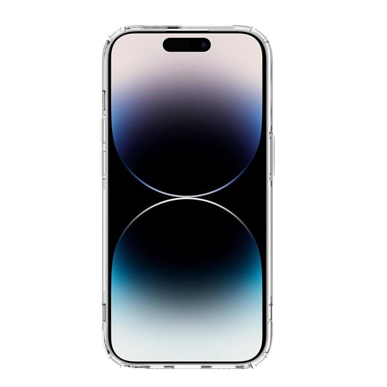 Nillkin iPhone 15 Pro Max Nature Pro Magnetic - Σκληρή Θήκη με Πλαίσιο Σιλικόνης και MagSafe - Διάφανη / White