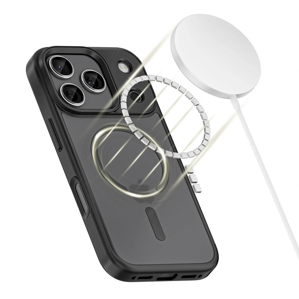 Tech - Protect iPhone 17 Pro Max - MagMat XT 4 - Set - Σκληρή Θήκη με Πλαίσιο Σιλικόνης και MagSafe - Ημιδιάφανη / Matte Black