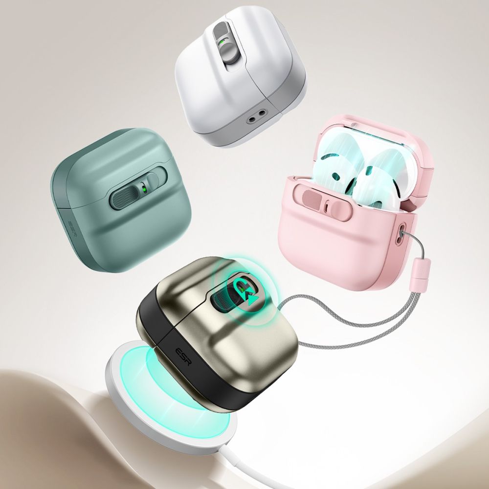 ESR AirPods 4 Θήκη από Σκληρό Πλαστικό με MagSafe - Pulse Halolock - Pink