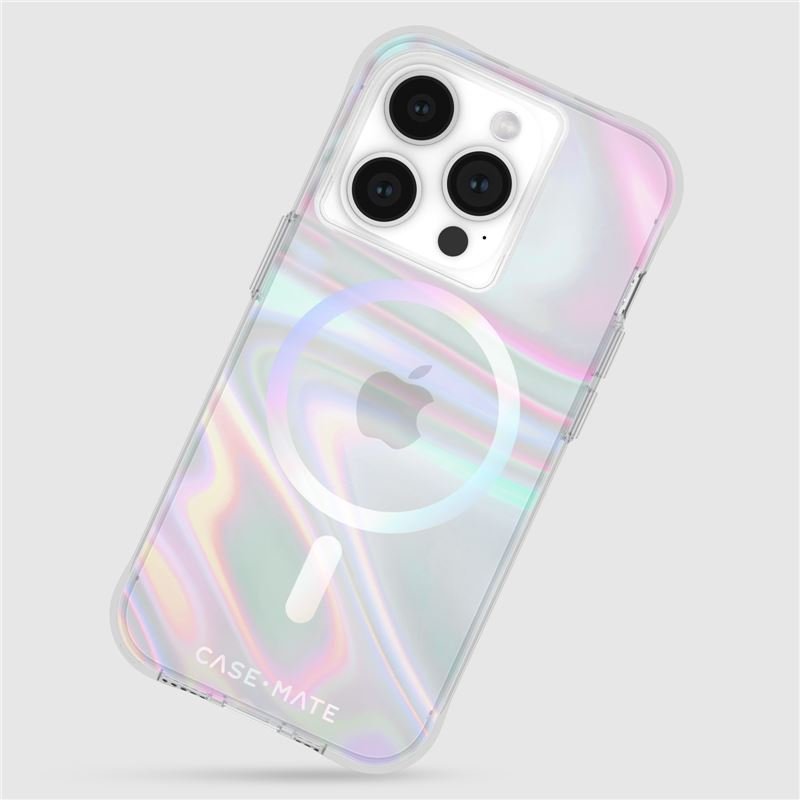 Case - Mate iPhone 15 Pro Soap Bubble MagSafe Σκληρή Θήκη με MagSafe - Soap Bubble