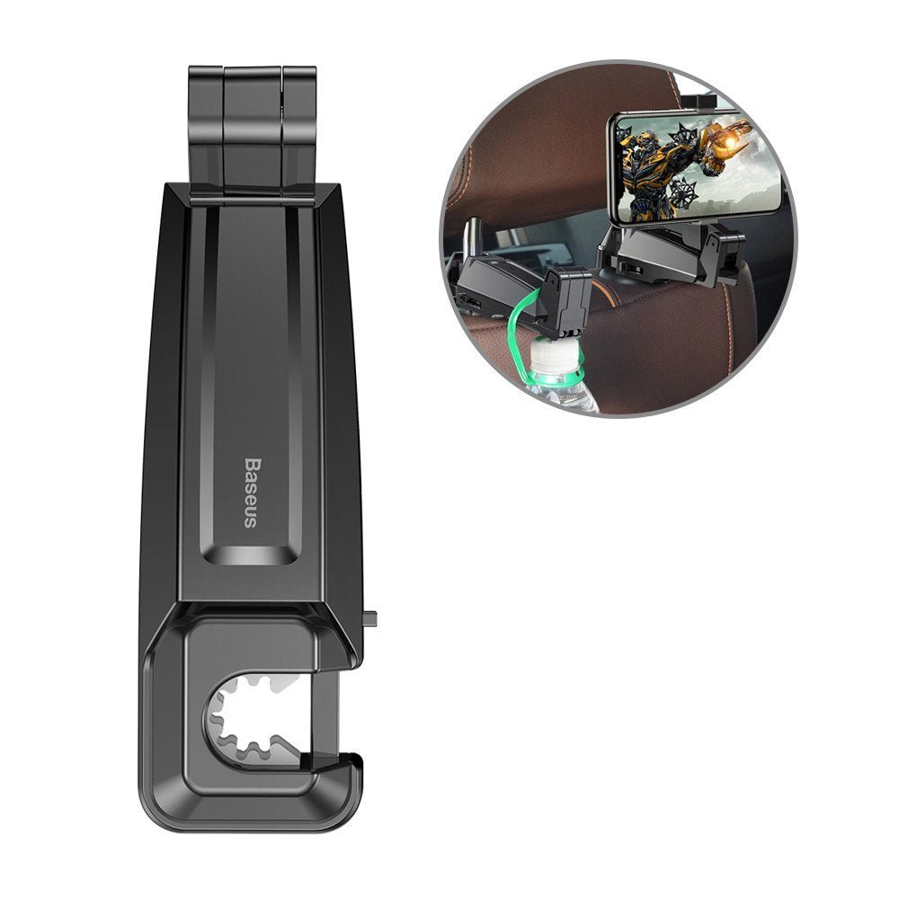 Baseus Backseat Car Holder - Universal Βάση Αυτοκινήτου για το Πίσω Κάθισμα - Black - SUHZ - A01