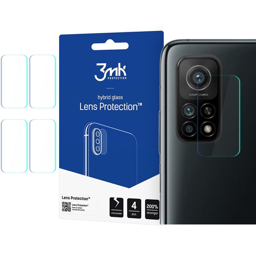 3MK Xiaomi 11T / 11T Pro Αντιχαρακτικό Γυαλί για την Κάμερα - 4 Τεμάχια - Διάφανο