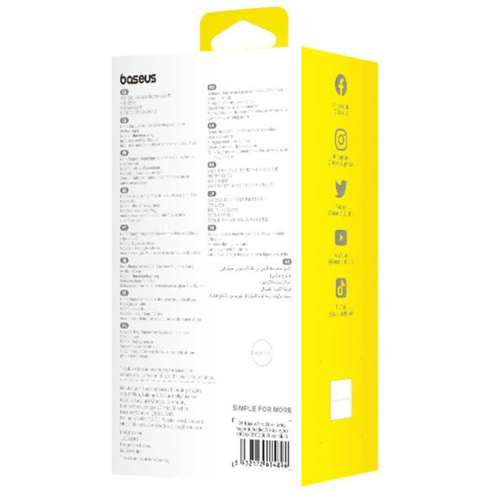 Baseus Small Ears Series Vertical Type Overseas Edition - Universal Μαγνητική Βάση για Ταμπλό Αυτοκινήτου - Black - C40141403113 - 00