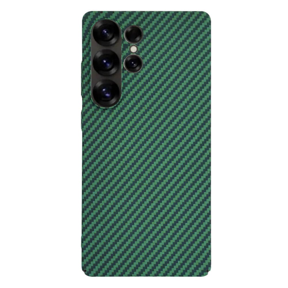 Techsuit Samsung Galaxy S25 Ultra Σκληρή Θήκη Carbonite FiberShell - Green