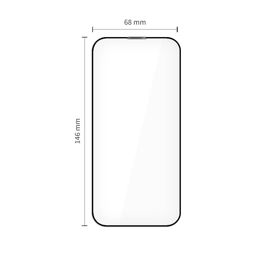 Tech - Protect iPhone 17 Pro - Quick Set+ - Σετ με 2 Full Screen Αντιχαρακτικά Γυαλιά Οθόνης με Οδηγό Τοποθέτησης - Black