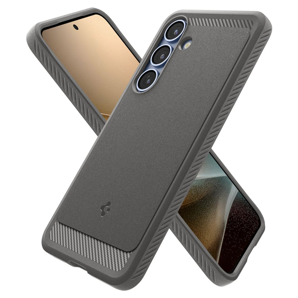 Spigen Samsung Galaxy S25 - Rugged Armor Mag - Θήκη TPU με MagSafe - Marble Grey