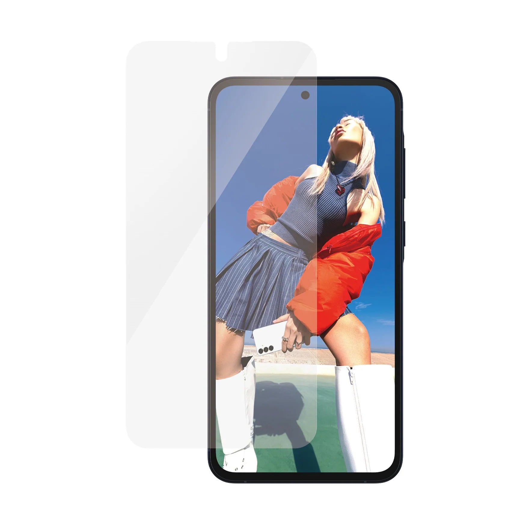 PanzerGlass Samsung Galaxy A55 5G - Ultra - Wide Fit Easy Aligner Case Friendly Αντιχαρακτικό Γυαλί Οθόνης - Διάφανο