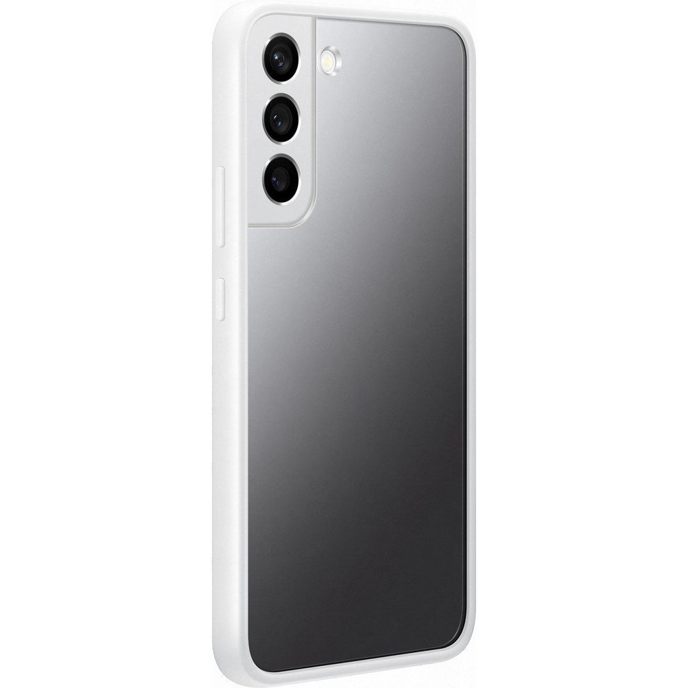 Samsung Frame Cover Samsung Galaxy S22 Plus Σκληρή Θήκη με Πλαίσιο Σιλικόνης - White - EF - MS906CWEGWW
