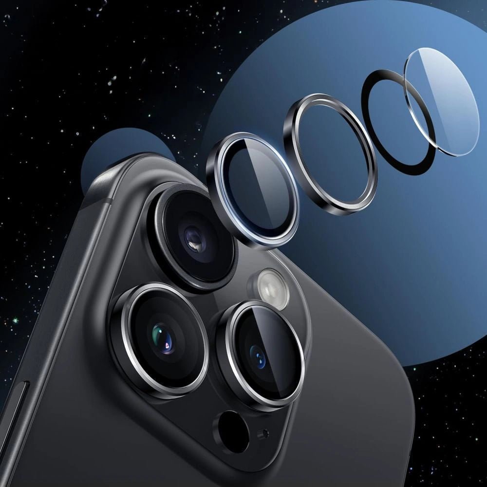 Tech - Protect Xiaomi Redmi Note 14 Pro 5G / Poco X7 CamRing Pro+ Αντιχαρακτικό Γυαλί για την Κάμερα - Black