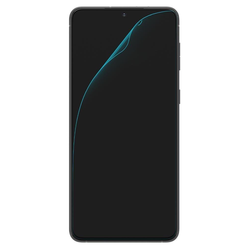Spigen Samsung Galaxy S21 NeoFlex Solid Προστατευτική Μεμβράνη Οθόνης - 2 Τεμάχια - Διάφανο