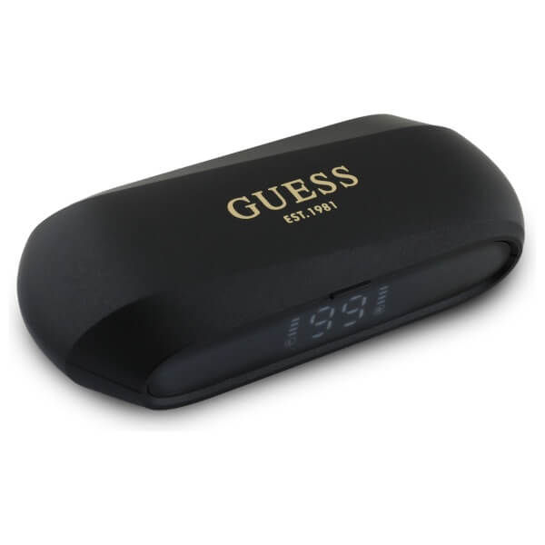 Guess Elongated Metalic Printed - Bluetooth 5.3 - Ασύρματα ακουστικά για Κλήσεις / Μουσική - Black