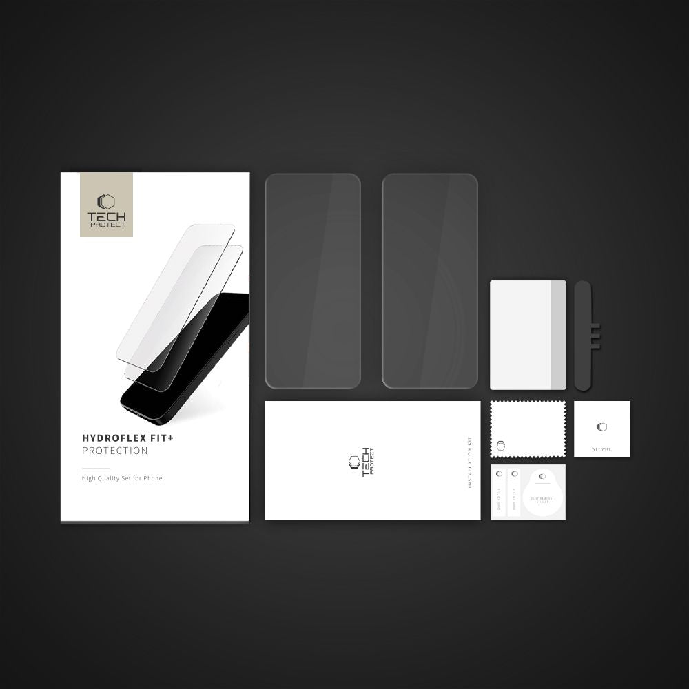 Tech - Protect Xiaomi Redmi Note 14 Pro 5G / 14 Pro+ 5G / Poco X7 - Hydroflex Fit+ Προστατευτική Μεμβράνη Οθόνης - 2 Τεμάχια - Διάφανο