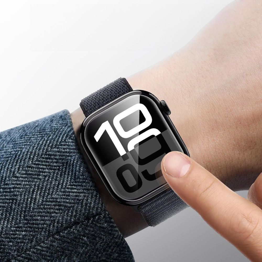 Tech - Protect Προστασία Οθόνης Apple Watch 10/11 - 46mm Supreme Set Προστατευτική Μεμβράνη Οθόνης - 2 Τεμάχια - Διάφανη